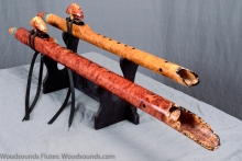 Red Mallee Burl Native American Flute, , , #K20L (6)